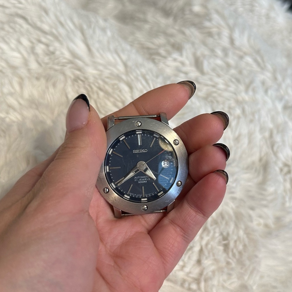 Authentic Seiko 7s25-00c0 Stainless Steel Date Automatic Men’s Watch